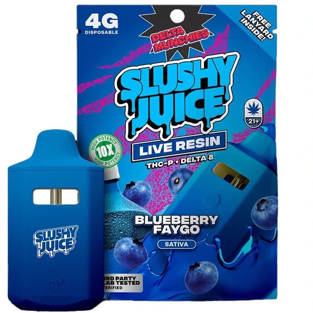 SLUSHY JUICE DISP 4G BLUEBERRY FAYGO