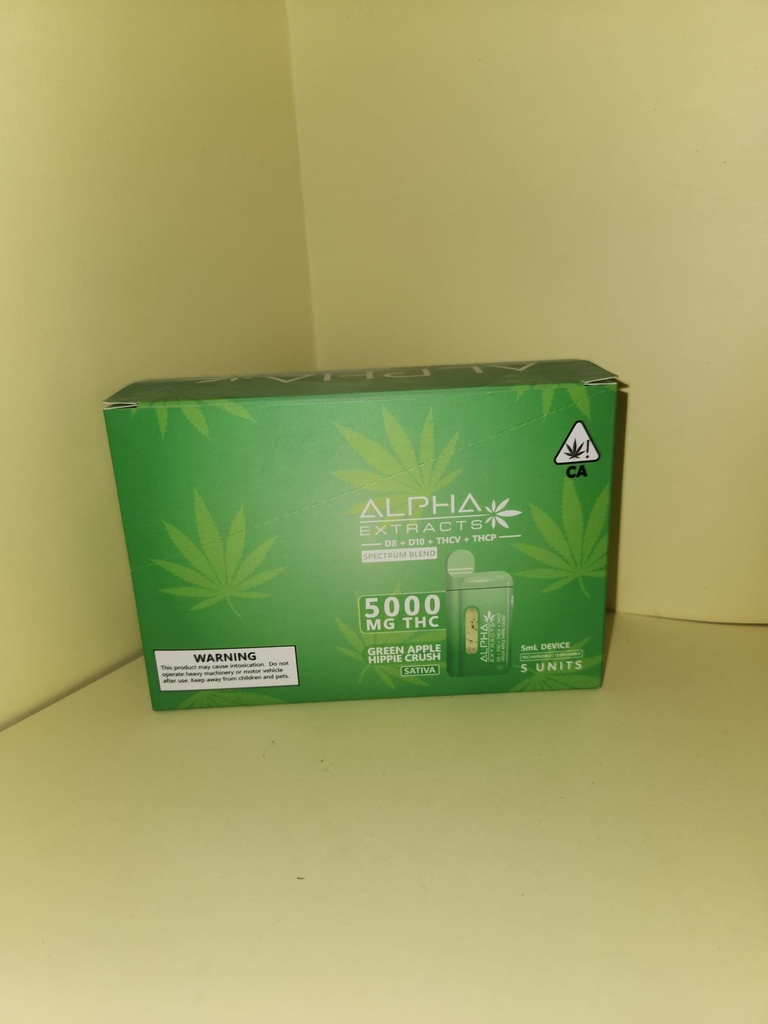 ALPHA EXTRACT SPECTRUM BLEND GREEN APPLE HIPPIE CRUSH