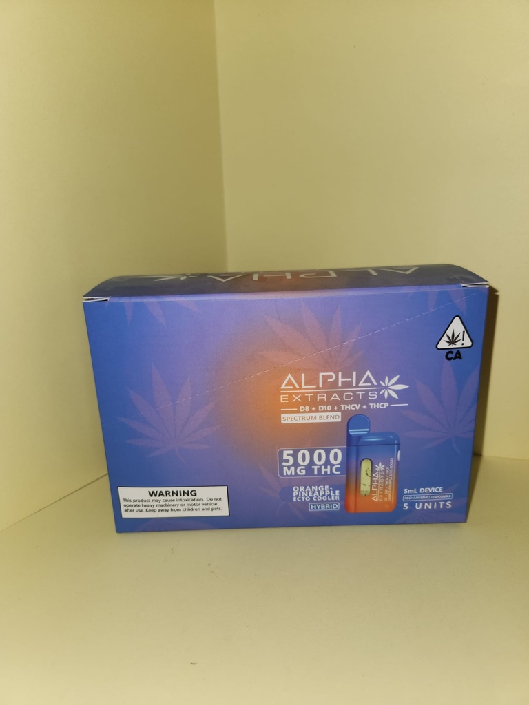 ALPHA EXTRACT SPECTRUM BLEND ORANGE PINEAPPLE ECTO COOLER