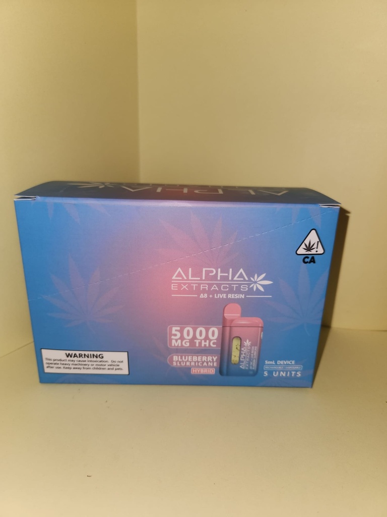 ALPHA EXTRACT LIVE RESIN BLUEBERRY SLURRICANE