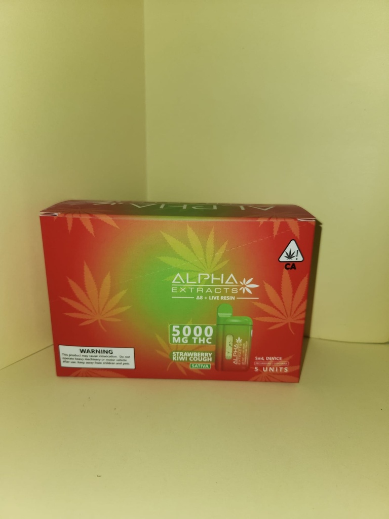 ALPHA EXTRACT LIVE RESIN STRAWBERRY KIWI COUGH