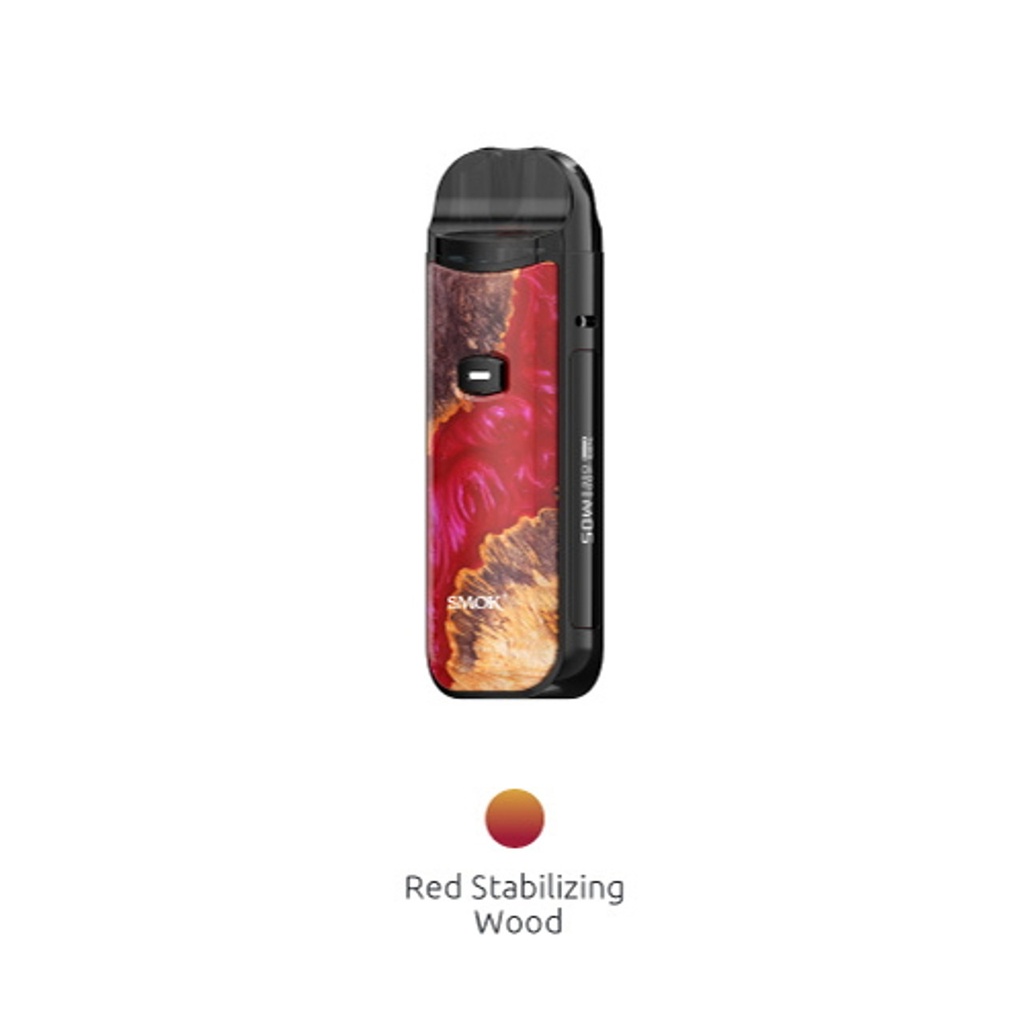 SMOK NORD 50W KIT - RED STABILIZING WOOD 