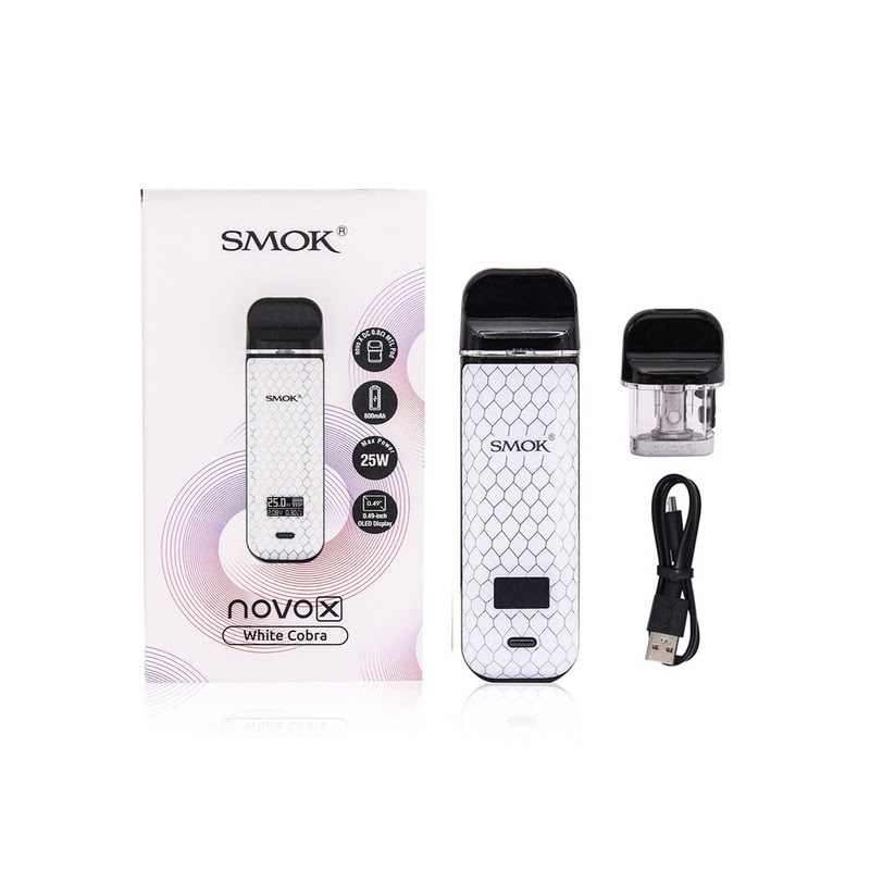 SMOK NOVO X KIT WHITE COBRA