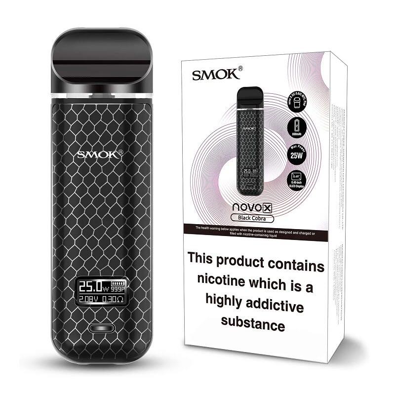 SMOK NOVO X KIT BLACK COBRA