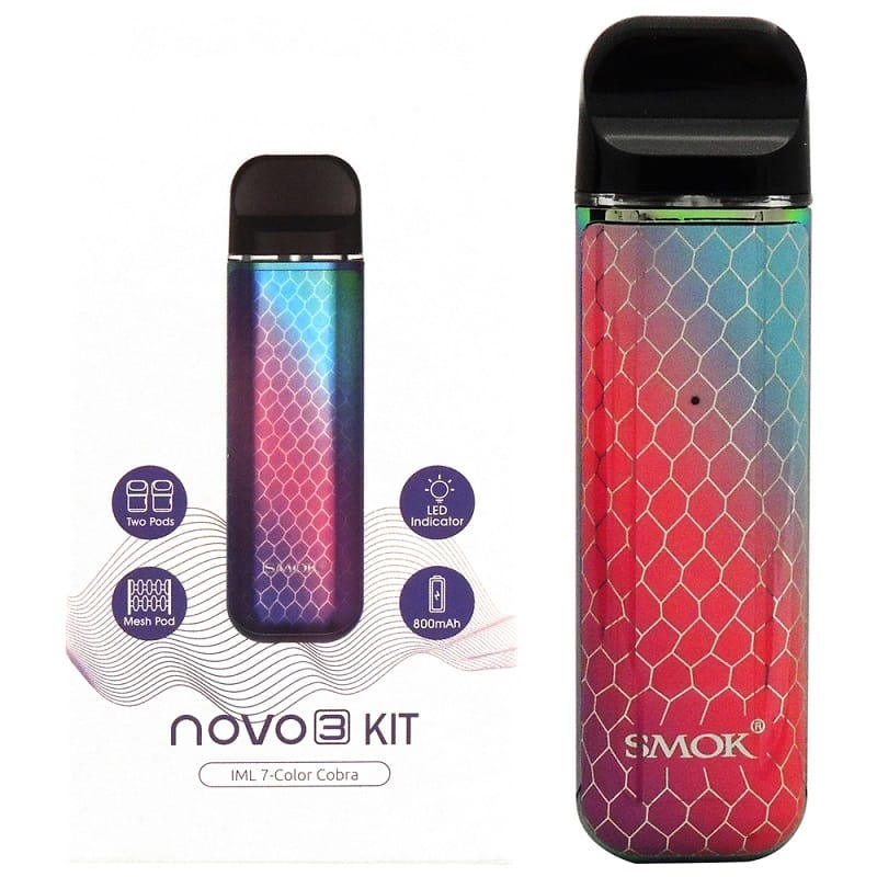 SMOK NOVO 3 KIT 7 COLOR COBRA