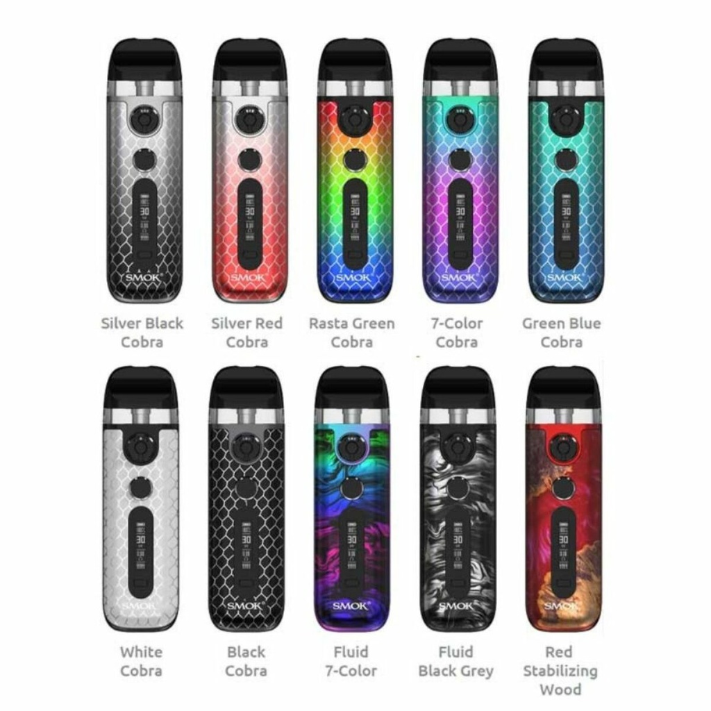 SMOK NOVO 5 KIT - SILVER BLACK COBRA 