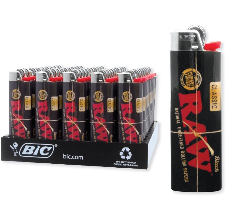 BIC RAW BLACK 50 PC