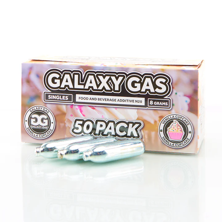 GALAXY GAS VANILA CUPCAKE 50PC