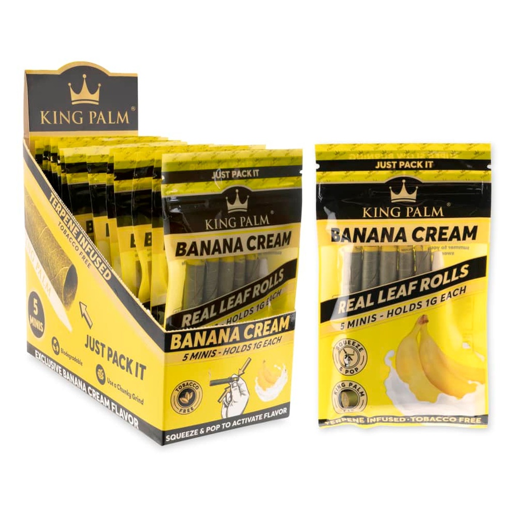 KING PALM 5 MINI BANANA CREAM