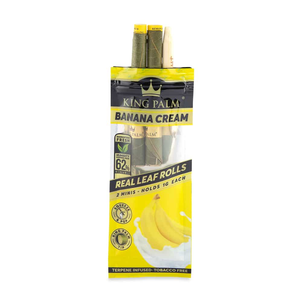 KING PALM 2 MINI BANANA CREAM 