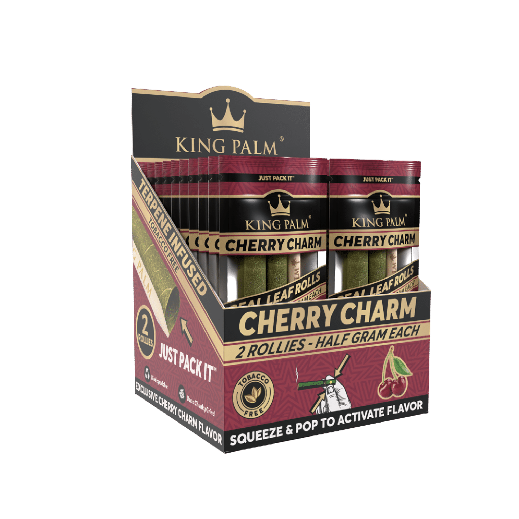 KING PALM 2 ROLLIE CHERRY CHARM