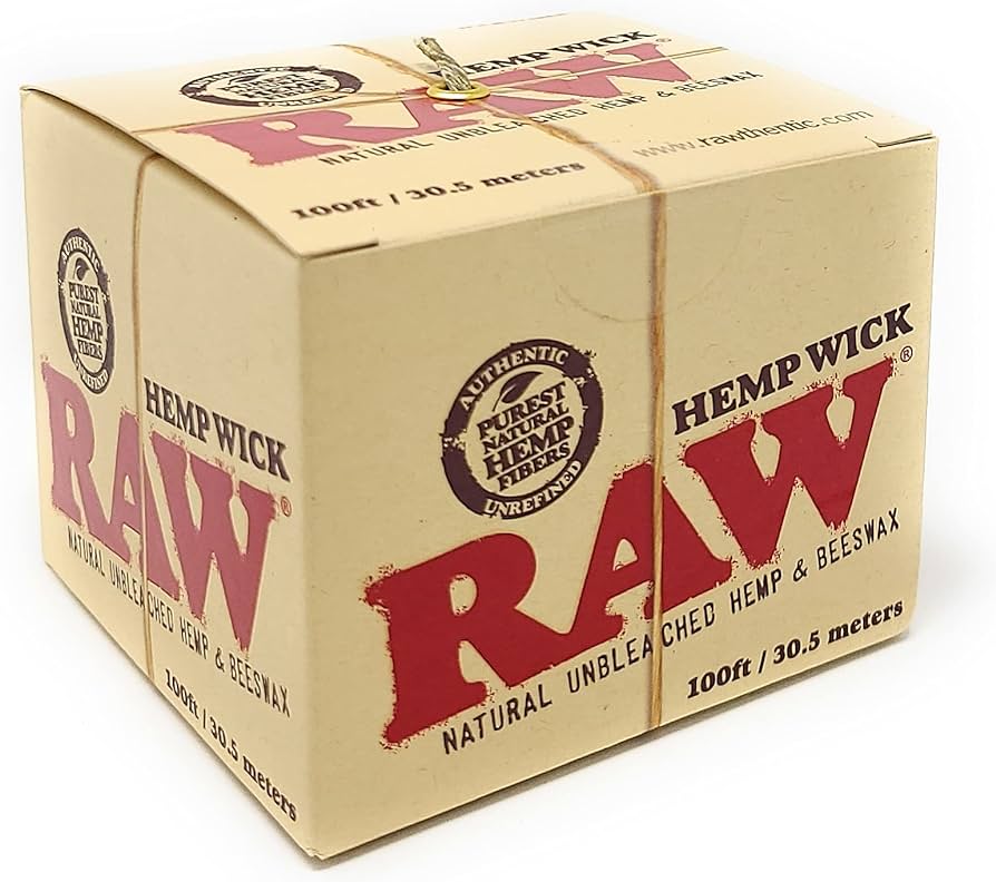 RAW HEMP WICK 100FT