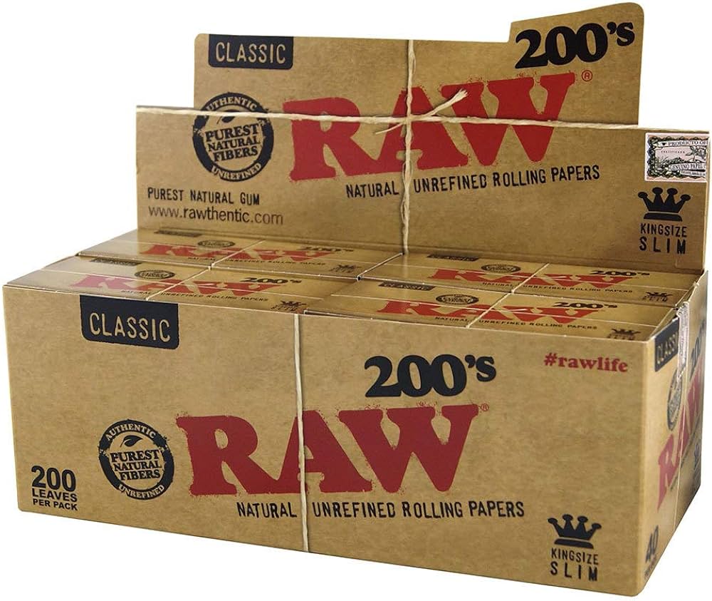 RAW 200S KINGSIZE CLASSIC 40CT