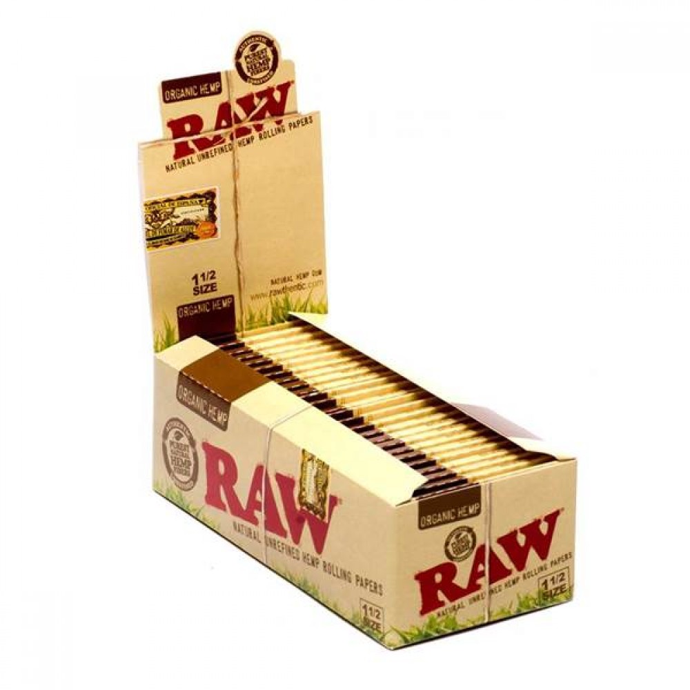 RAW 1.1/2 ORGANIC 25CT