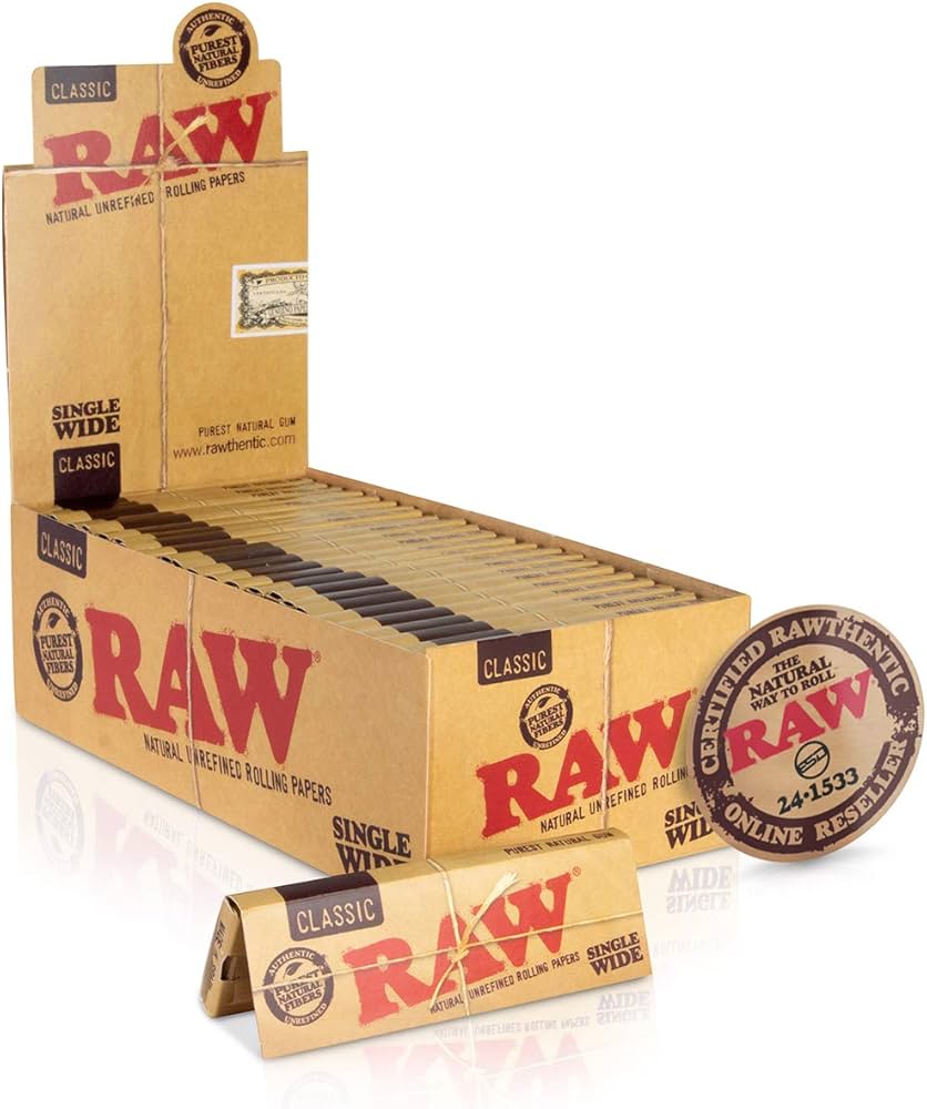 RAW SINGLE WIDE CLASSIC 50CT