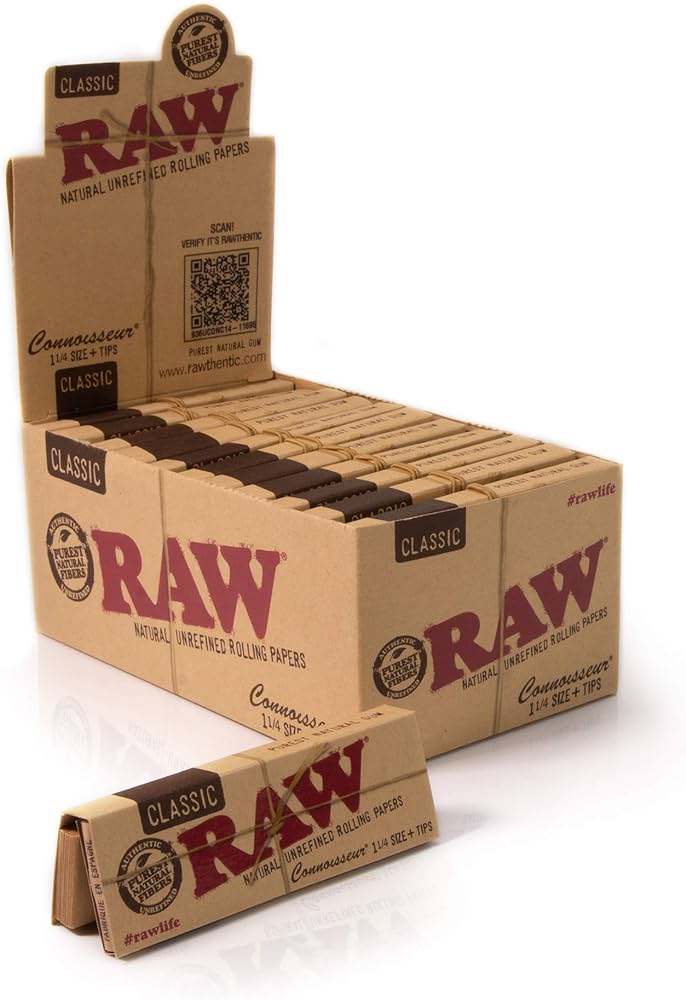 RAW 1.1/4 SLOW BURNING CLASSIC 24CT