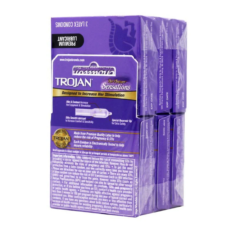 TROJAN HER PLEASURE 6PK