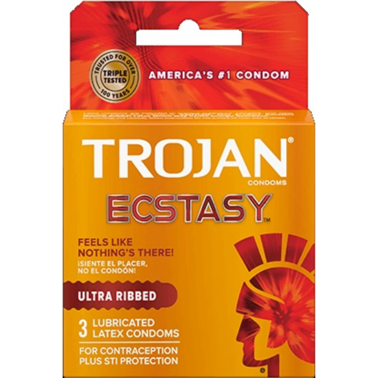 TROJAN ULTRA RIBBED 6PK