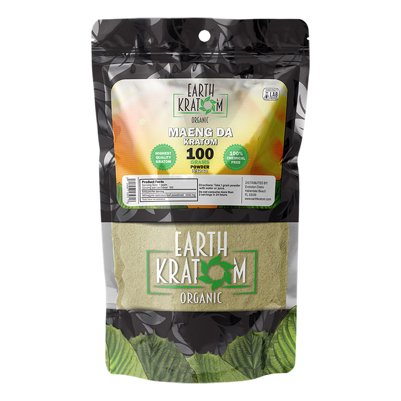 EARTH KRATOM 100 GRAM MAENG DA