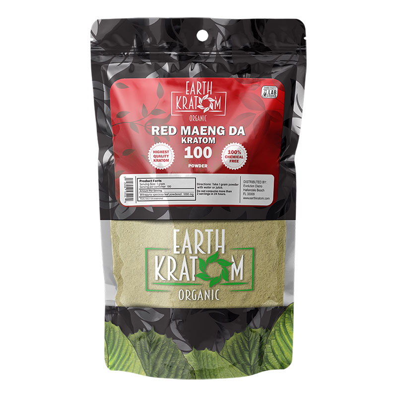 EARTH KRATOM 100 GRAM RED MAENG