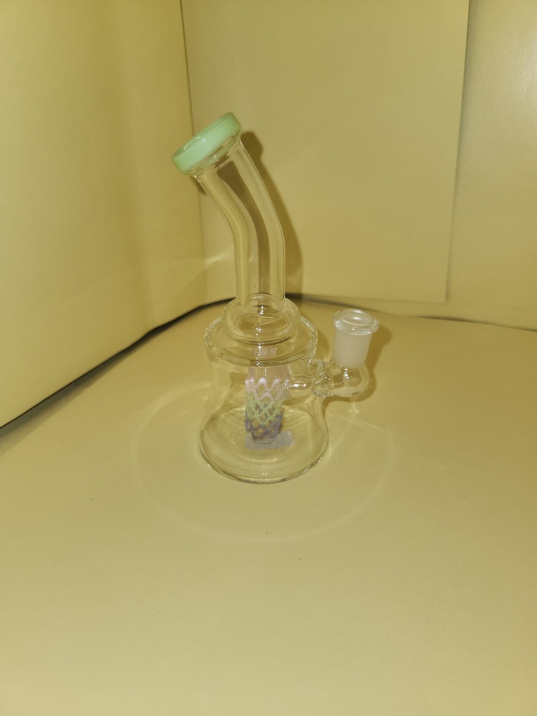 SMALL ZIG ZAG 3 COLOR CENTER WATER PIPE (70760792)