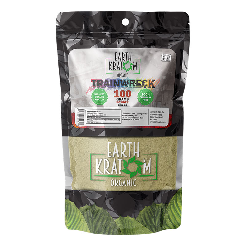 EARTH KRATOM 100 GRAM TRAINWRECK