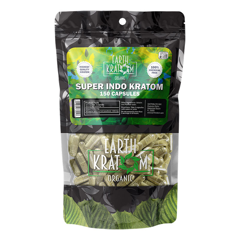 EARTH KRATOM 150 CAP SUPER INDO