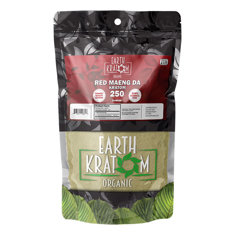 EARTH KRATOM 250 GRAM RED MAENG DA