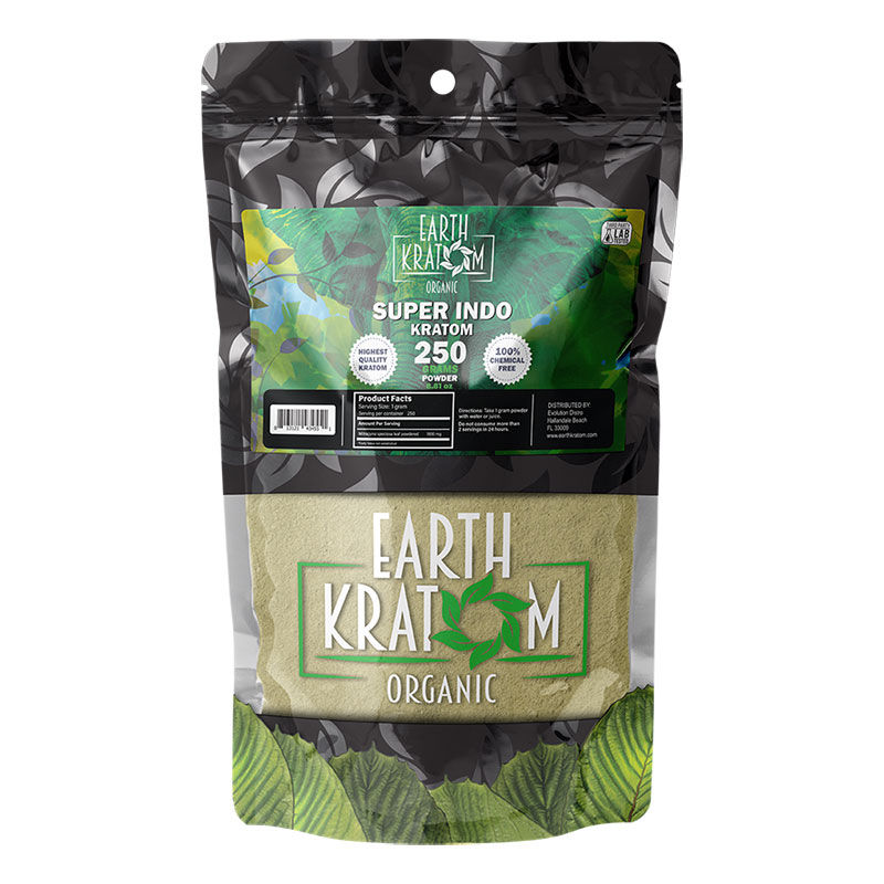 EARTH KRATOM 250 GRAM SUPER INDO