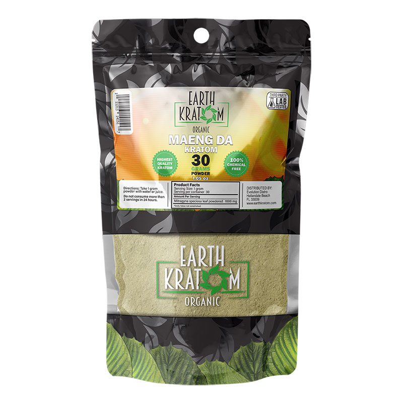 EARTH KRATOM 30 GRAM MAENG DA