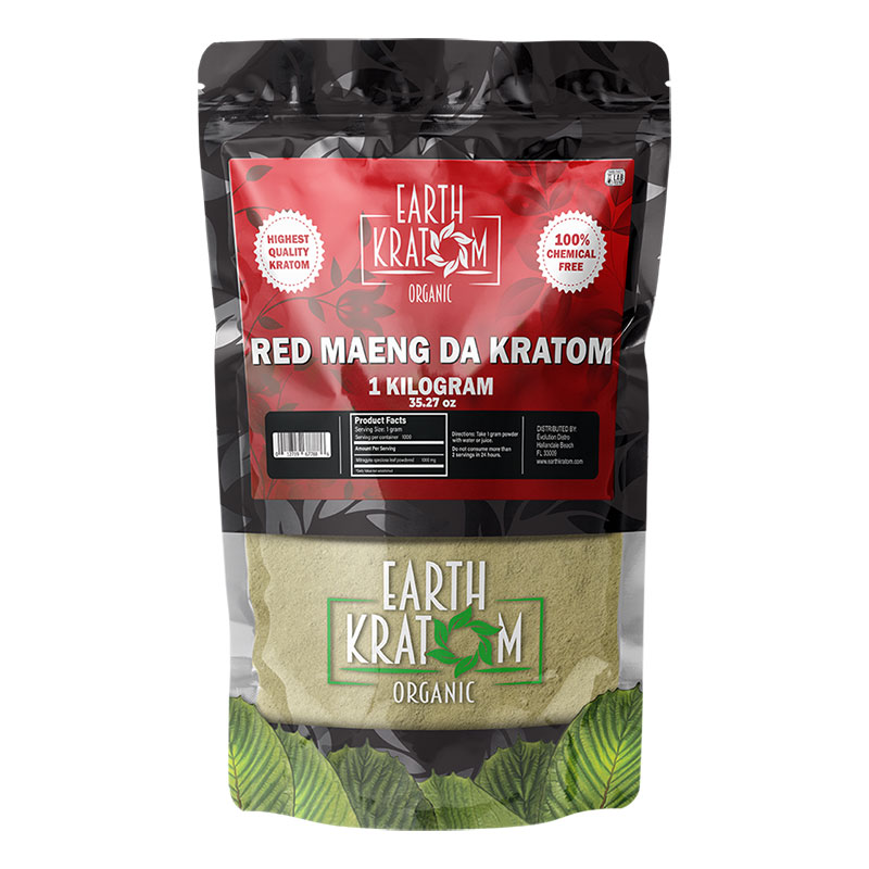 EARTH KRATOM 1 KILO - RED MAENG DA