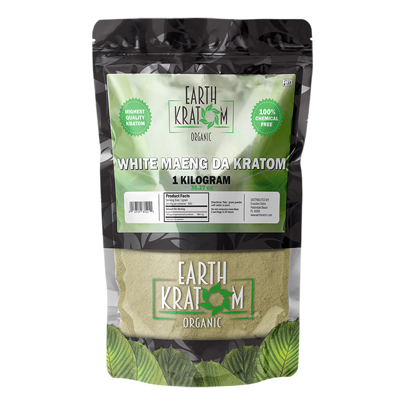 EARTH KRATOM 1 KILO - WHITE MAENG DA