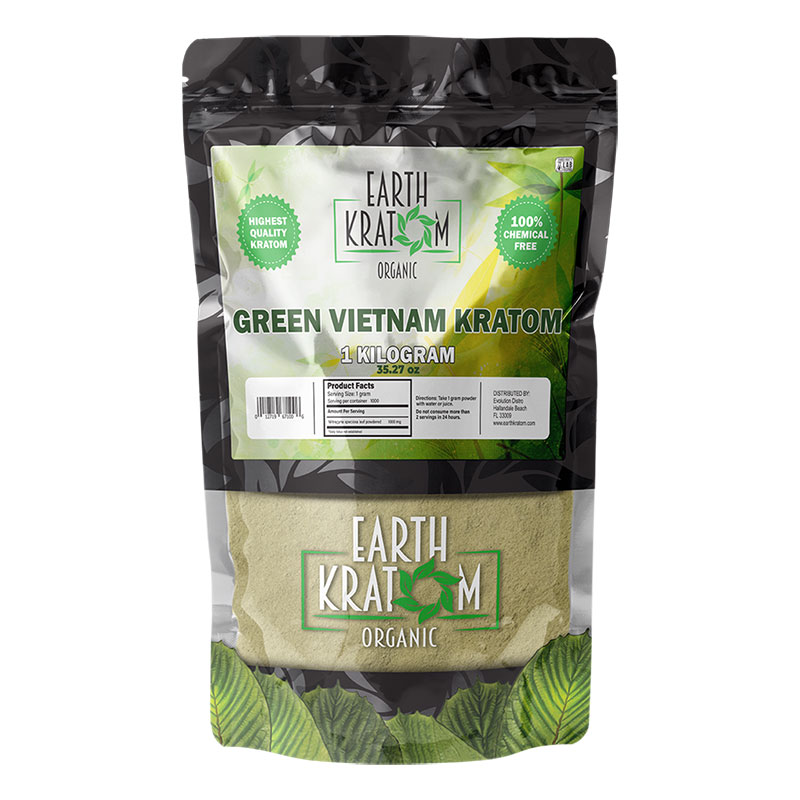 EARTH KRATOM 1 KILO - GREEN VIETNAM