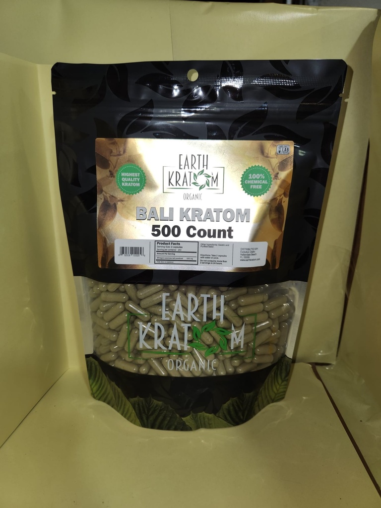 EARTH KRATOM 500 CAP BALI