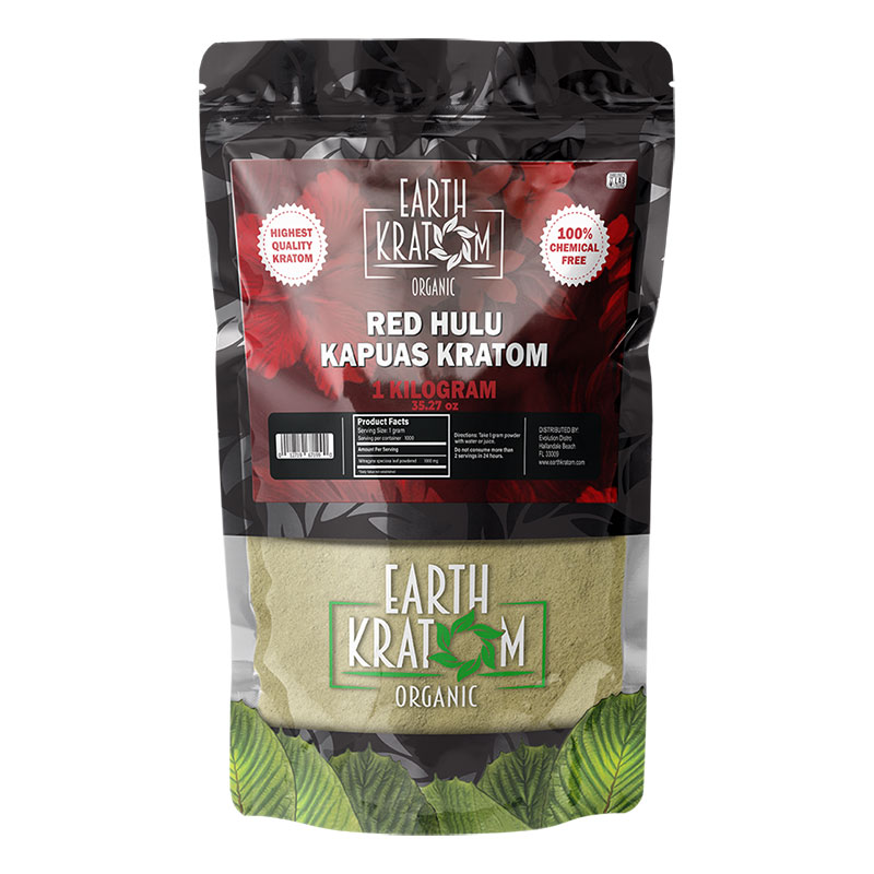 EARTH KRATOM 1 KILO - RED HULU KAPUAS 