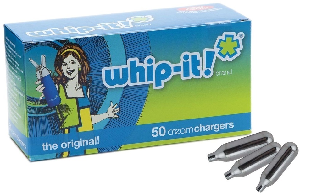 WHIP IT NOVELTY CREAM CHARGER  50CT/BX