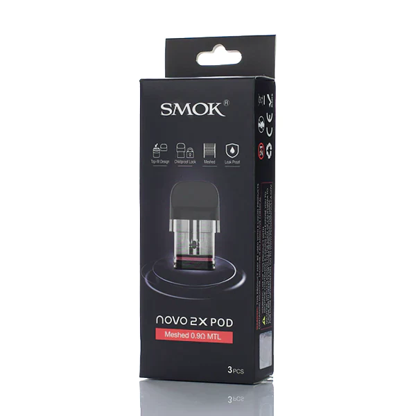 SMOK NOVO 2X POD MESHED 0.9 MTL 3PC