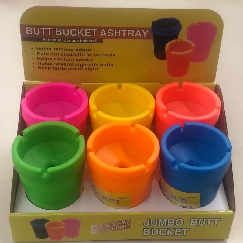 BUTT BUCKET ASHTRAY 6CT