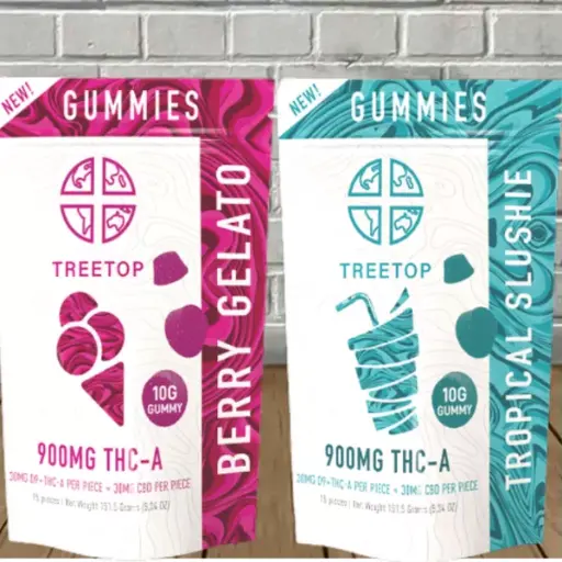 [INTREF04049] TREETOP GUMMIES 10G TROPICAL SLUSHIE 1 PACK