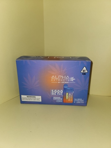 [INTREF00082] ALPHA EXTRACT LIVE RESIN ORANGE PINEAPPLE ECTO COOLER