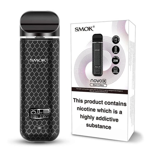 [INTREF03645] SMOK NOVO X KIT BLACK COBRA