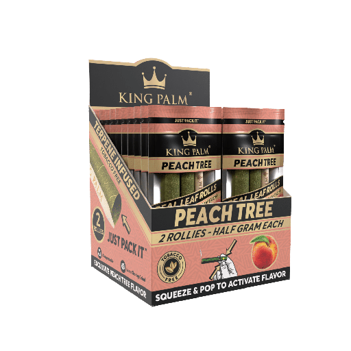 [INTREF02079] KING PALM 2 ROLLIE PEACH TREE