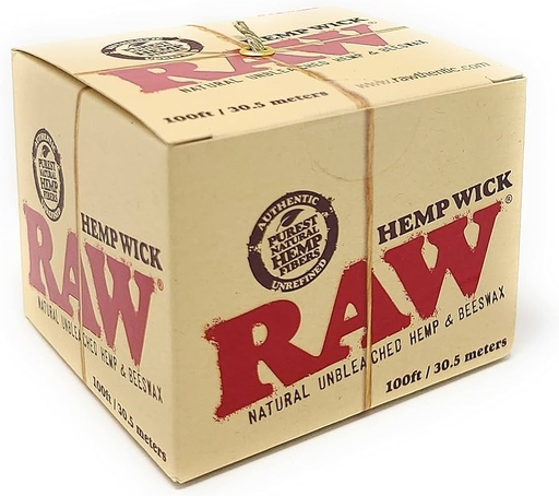 [INTREF03055] RAW HEMP WICK 100FT