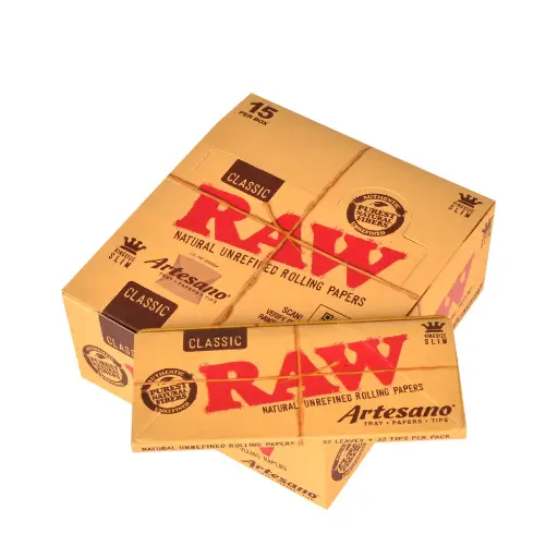 [INTREF03037] RAW ARTESANO KING SIZE CLASSIC 15CT