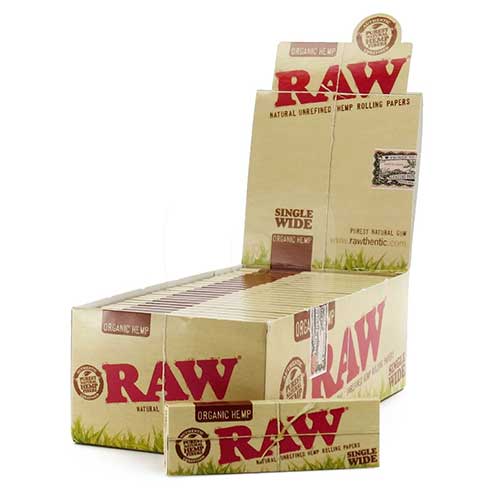 [INTREF03079] RAW SINGLE WIDE ORGANIC 25CT