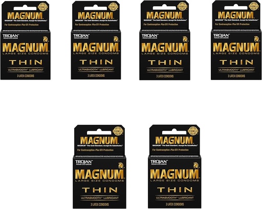 [INTREF04080] TROJAN MAGNUM ECSTASY 6PK