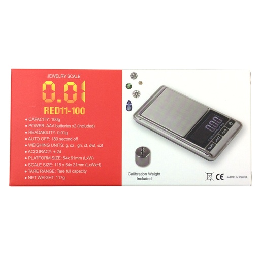 [INTREF02005] JEWELRY SCALE RED11-100