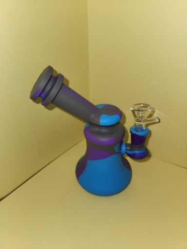 [INTREF03265] SILICONE BONG COLORFUL SHORT
