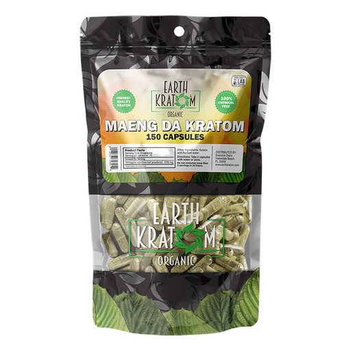 [INTREF00870] EARTH KRATOM 150 CAP MAENG DA