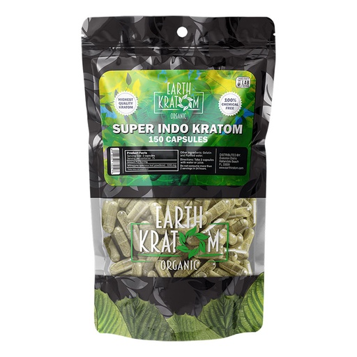 [INTREF00873] EARTH KRATOM 150 CAP SUPER INDO